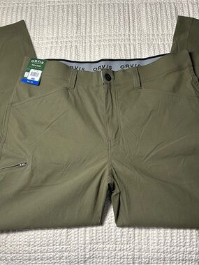Orvis Tech Pant in Olive Night